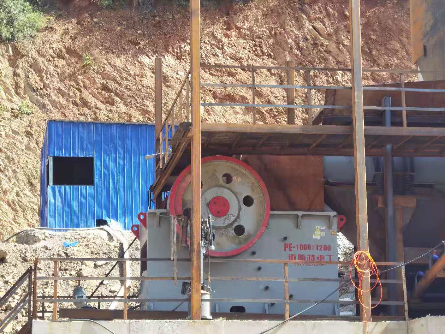 石料厂常用的颚式破碎机